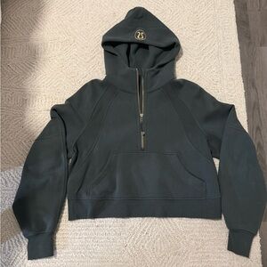 Lululemon Scuba Dark Green Half-Zip